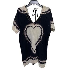 Natural Life Sayulita Cover Up Heart OS One Size Fits Most